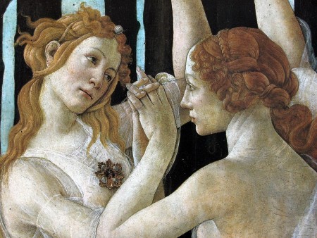 La Primavera del Botticelli, particolare