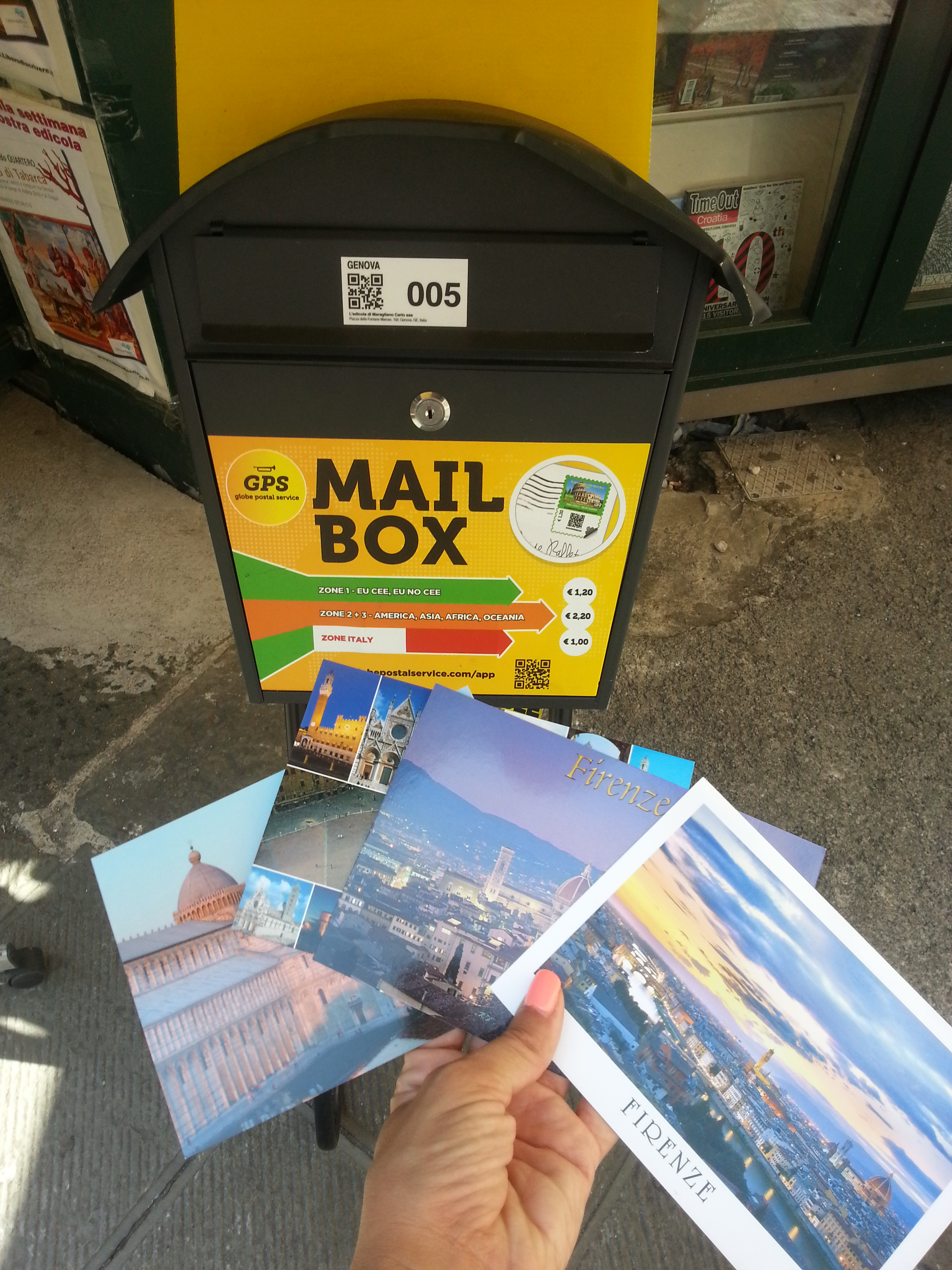 GPS Post Mail Box in Genoa